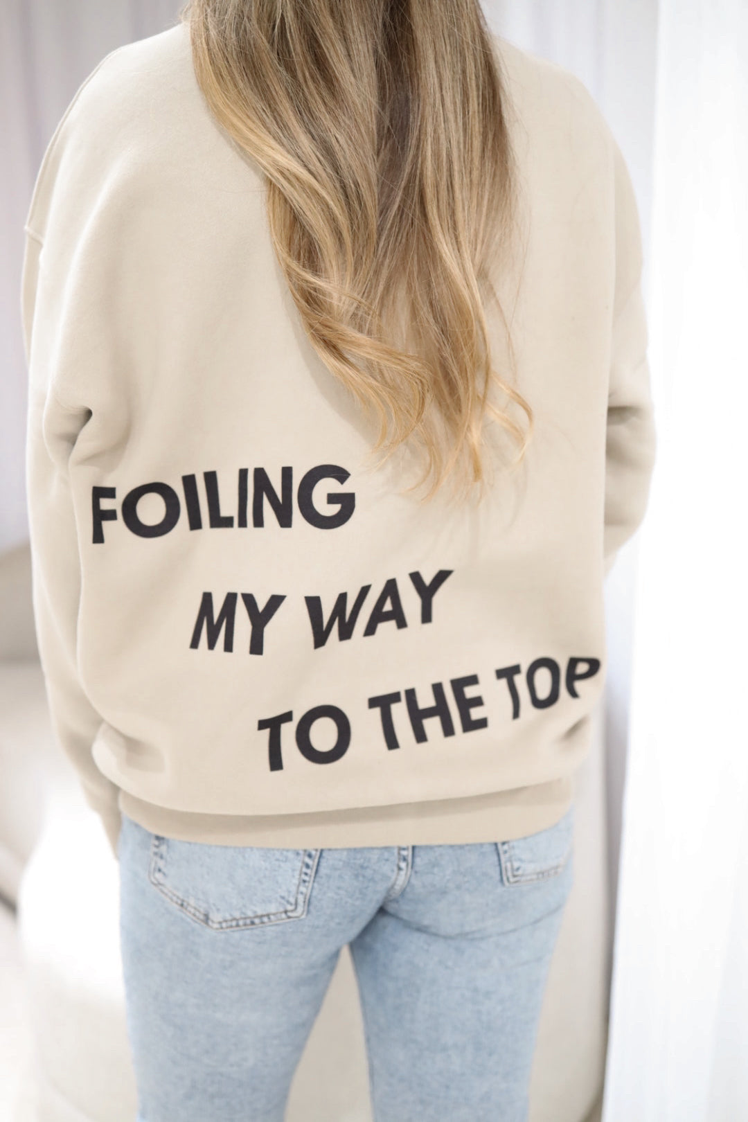 Foiling My Way To The Top Crewneck